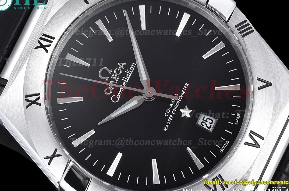 GDF Black Constellation 41mm Dial LE SS MY8215 0113